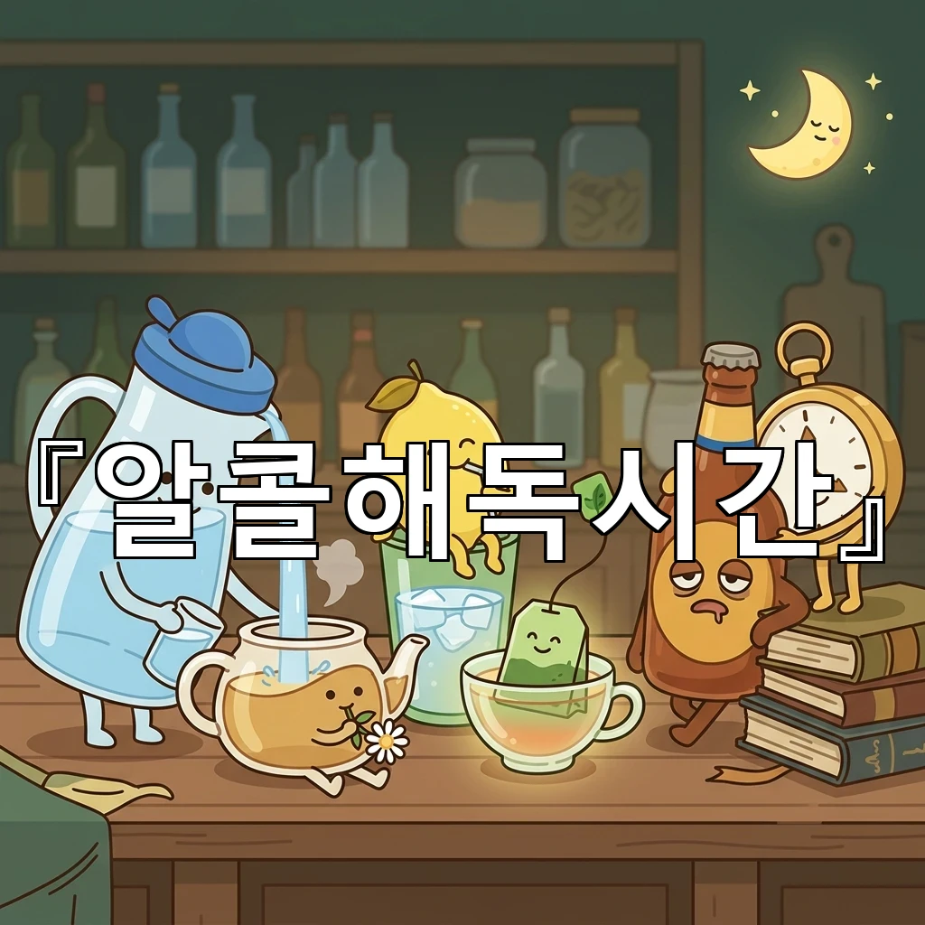 알콜해독시간 몸이 보내는 신호로 살피는 오늘의 회복 감각 정리