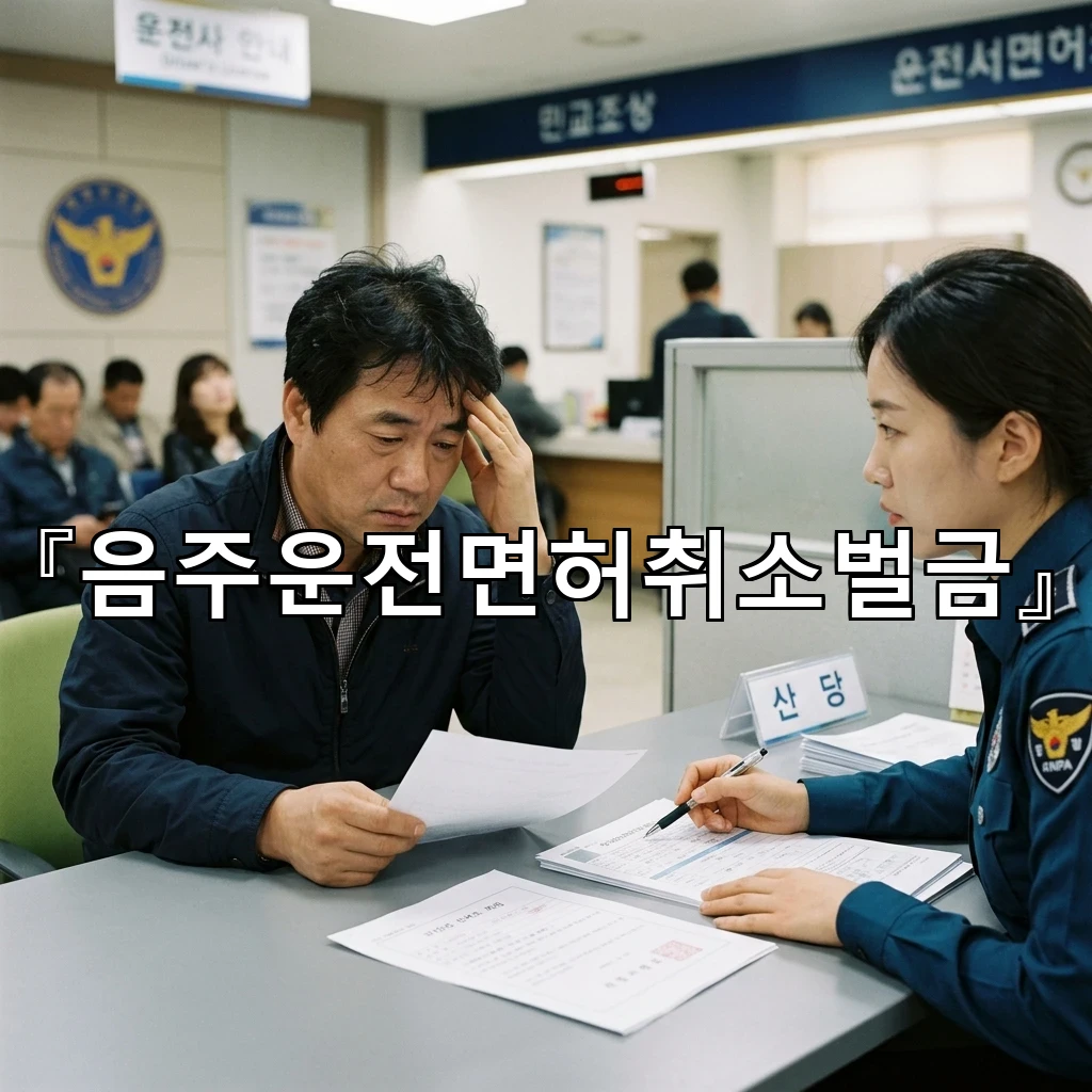 음주운전면허취소벌금 예상보다 길어지는 과정에서 챙길 것들