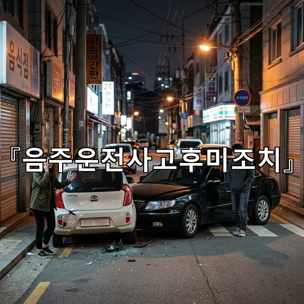 음주운전사고후미조치 현장 사진이 남긴 사소한 흔적을 읽는 시선