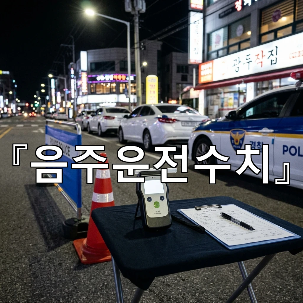 음주운전수치 기록이 남는 순간부터 달라지는 이동 습관의 재구성