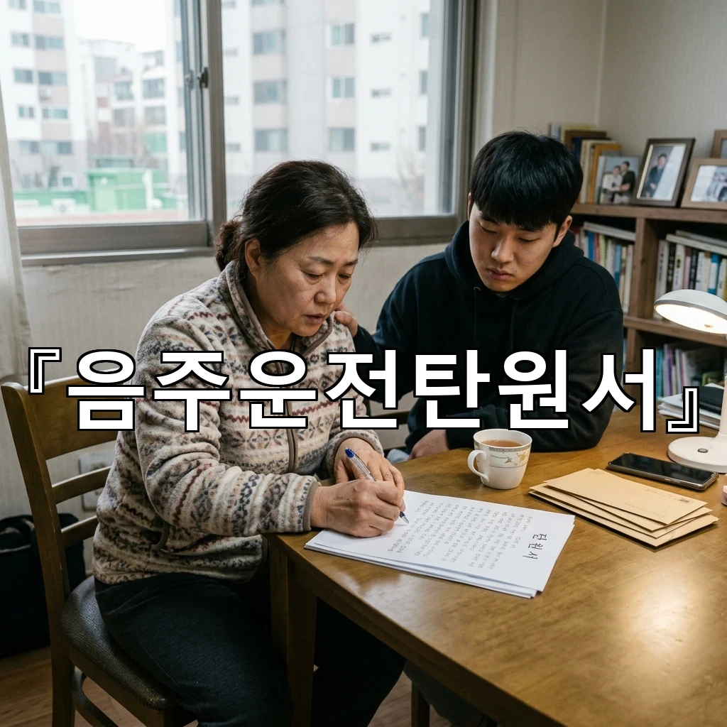 음주운전탄원서 진심이 흐트러지지 않도록 문장마다 확인할 요소들