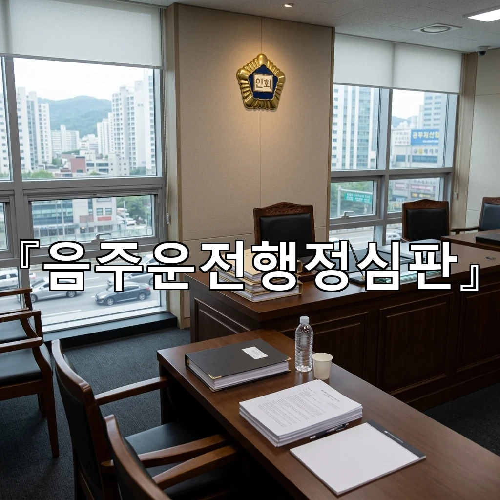 음주운전행정심판 혼자 읽어도 보이는 진술서의 빈칸 채우기 방법