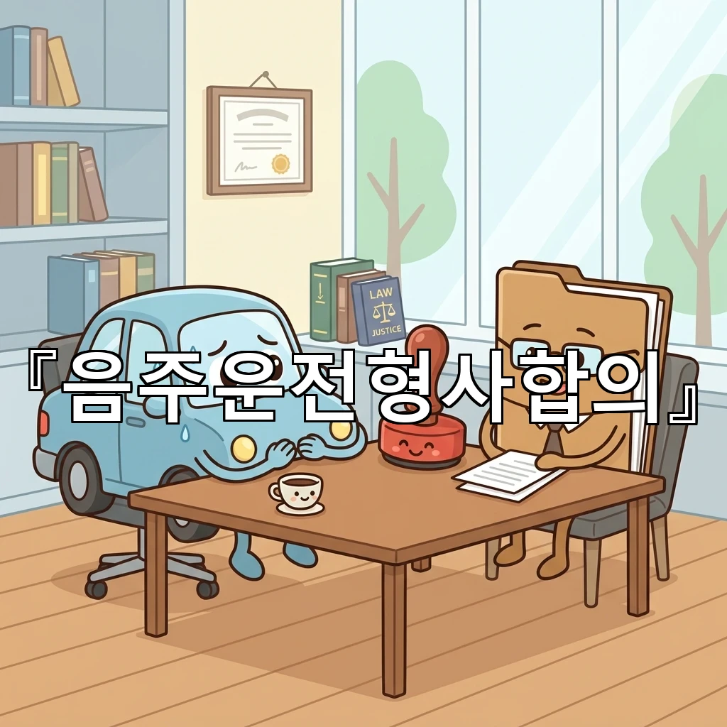 음주운전형사합의 서두르기보다 판단 기준을 세우는 길잡이