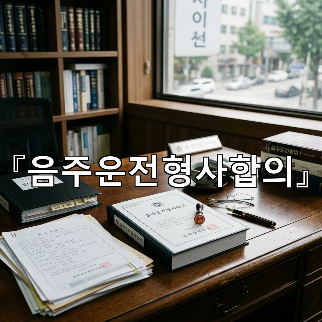 음주운전형사합의 문장을 고를 때 놓치기 쉬운 흐름 읽기