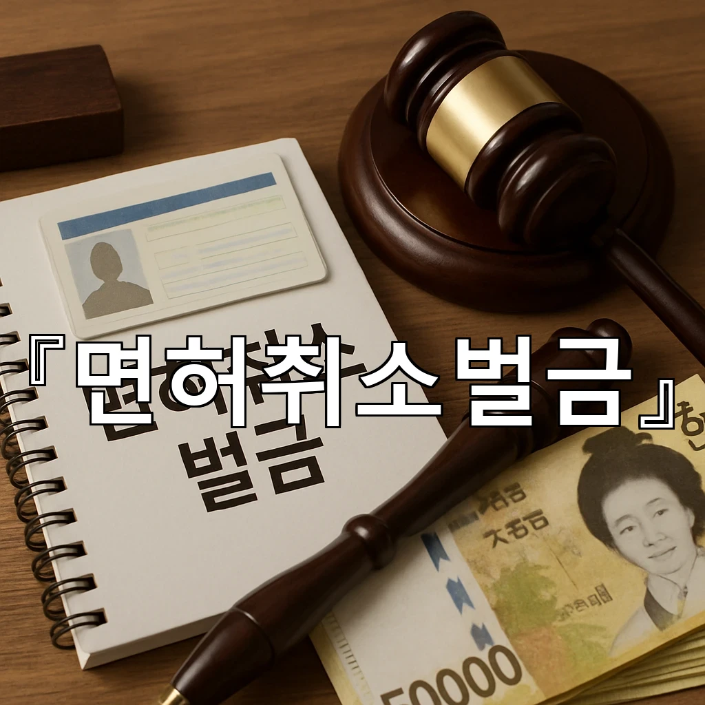 면허취소벌금 받기 전후로 바뀌는 대응 흐름을 정리한 글