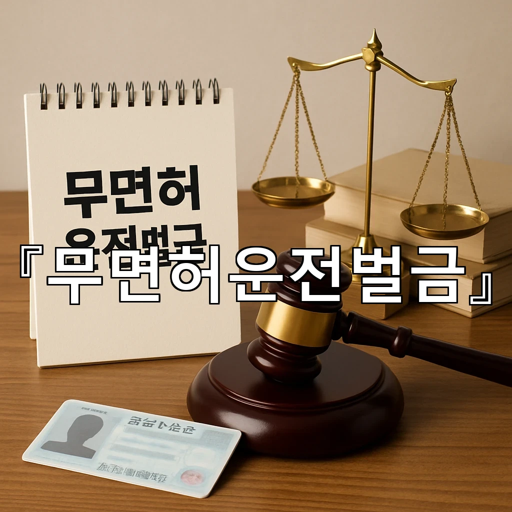 무면허운전벌금 관련 서류를 읽을 때 살펴볼 핵심 문장들