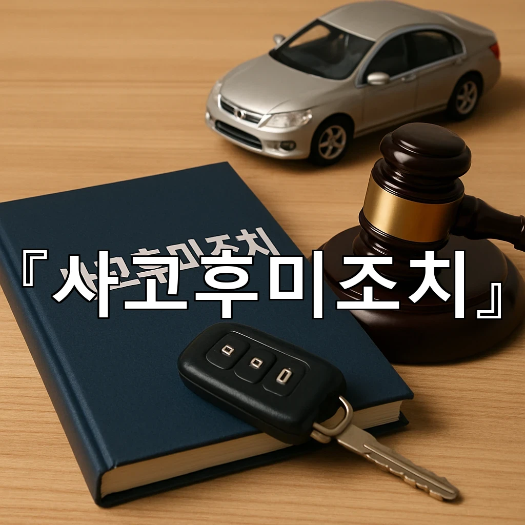 사고후미조치 멈춘 뒤 남은 흔적이 말해주는 판단의 순서