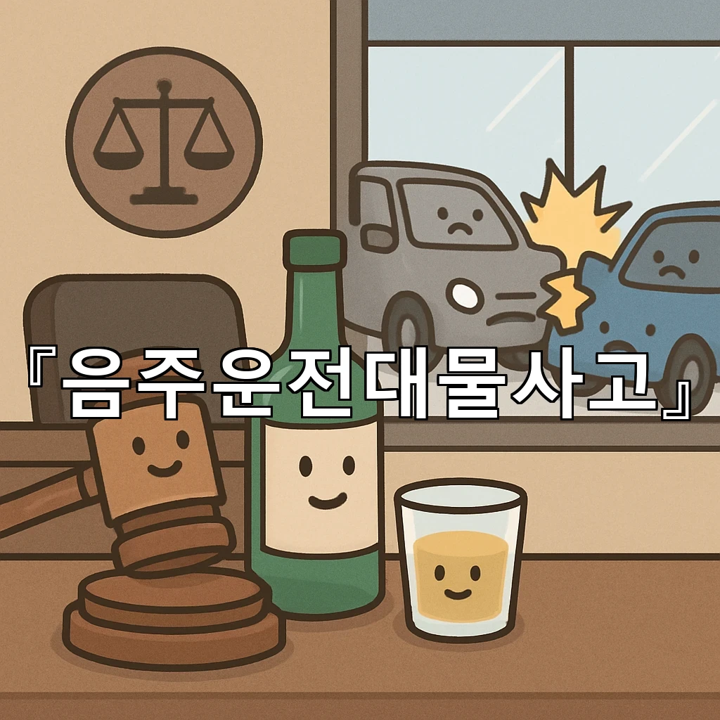 음주운전대물사고 현장을 떠난 뒤에도 남는 정리의 갈림길