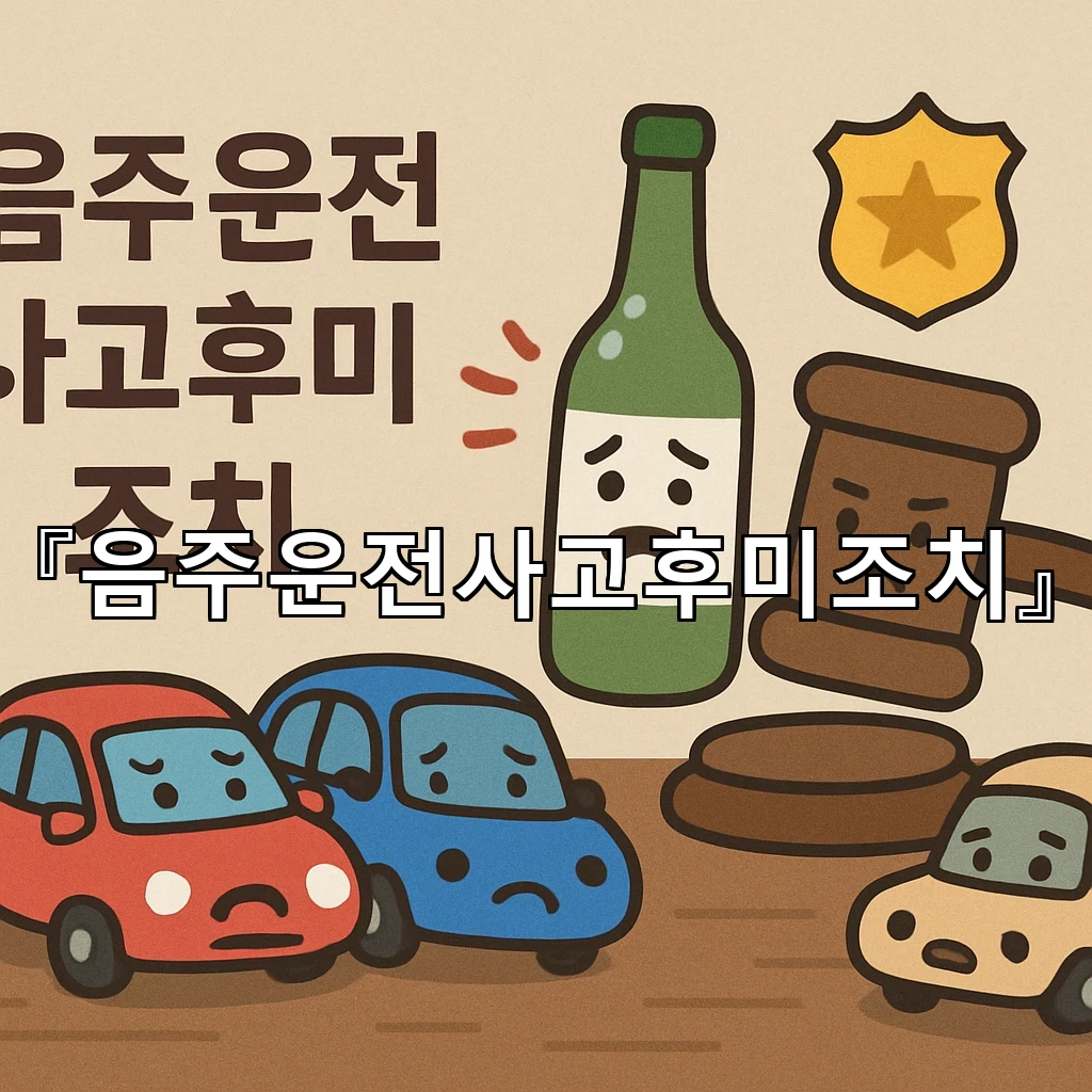 음주운전사고후미조치 관련 자료를 모으기 전에 살필 기준과 흐름