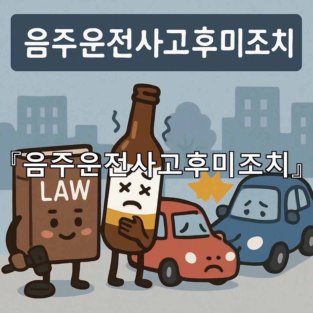 음주운전사고후미조치