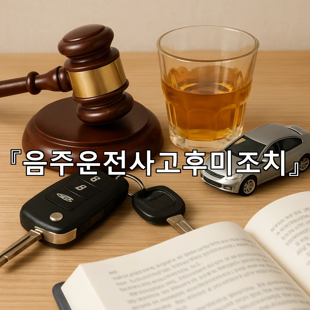 음주운전사고후미조치 말이 꼬인 뒤에도 남길 수 있는 메모의 힘