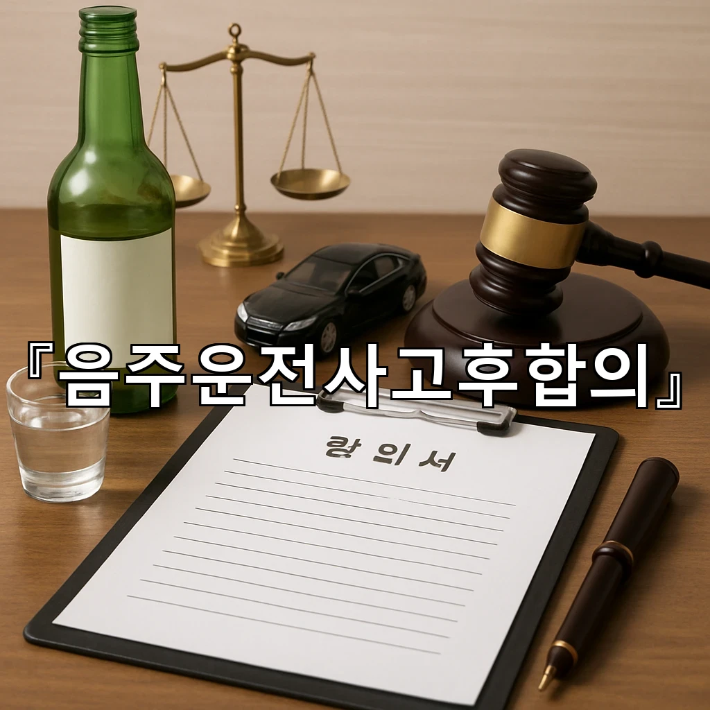 음주운전사고후합의 처음부터 끝까지 흐름을 읽는 실무 관찰