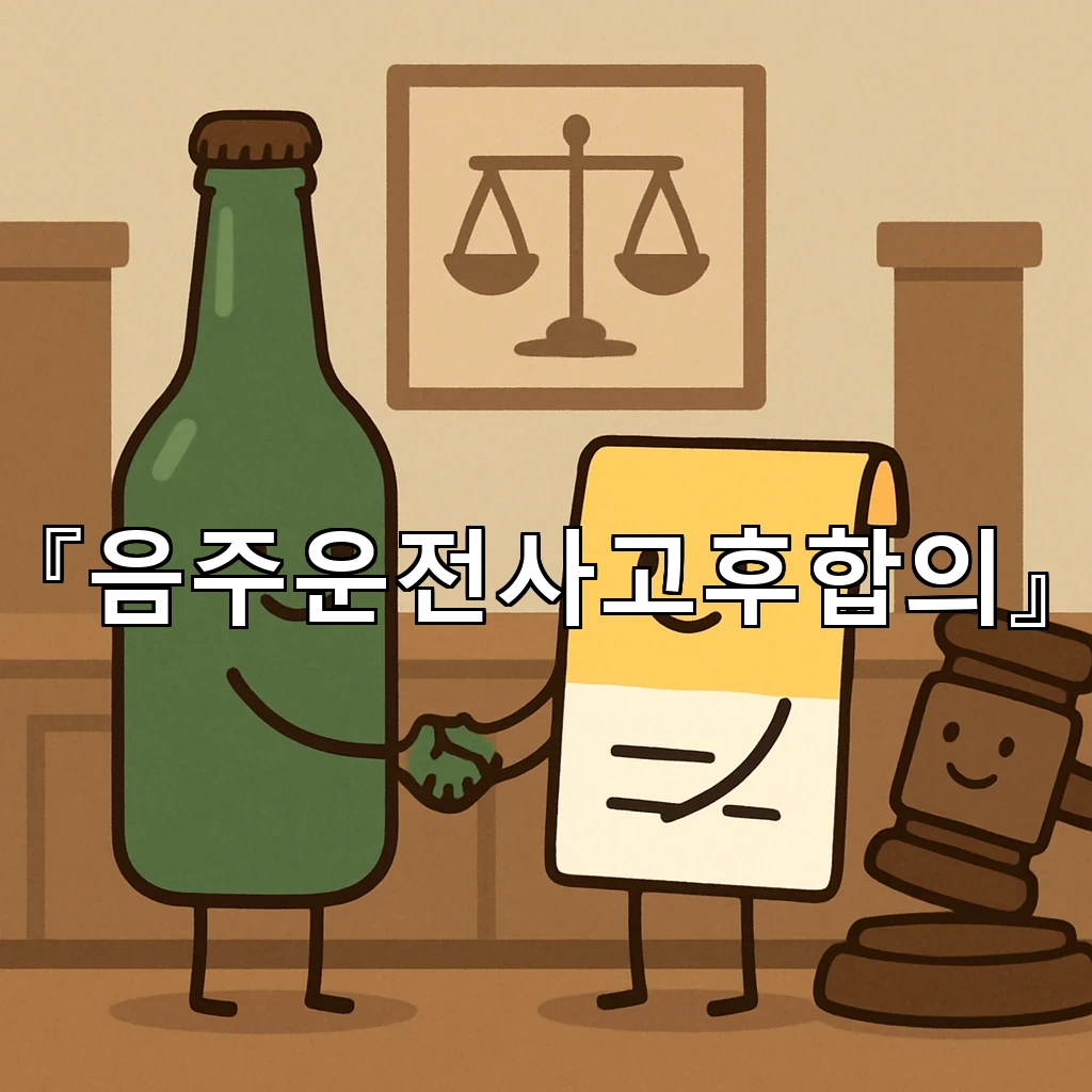 음주운전사고후합의 기록을 남길 때 놓치기 쉬운 항목 다시 보기