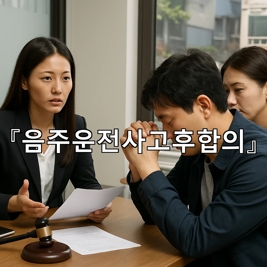 음주운전사고후합의 상대 반응이 느릴 때 기다림을 조율하는 태도