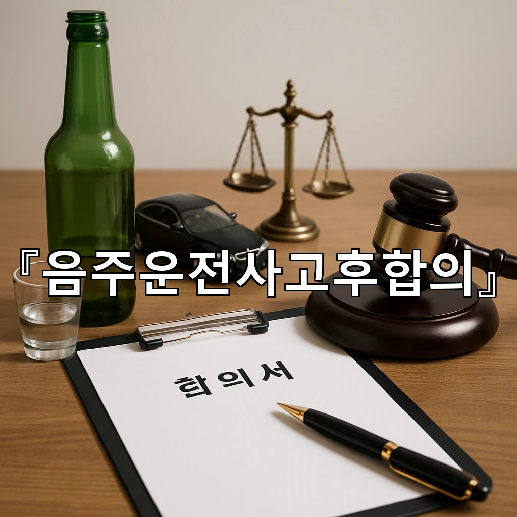음주운전사고후합의 상대 말투에 흔들리지 않는 응대의 균형 잡기