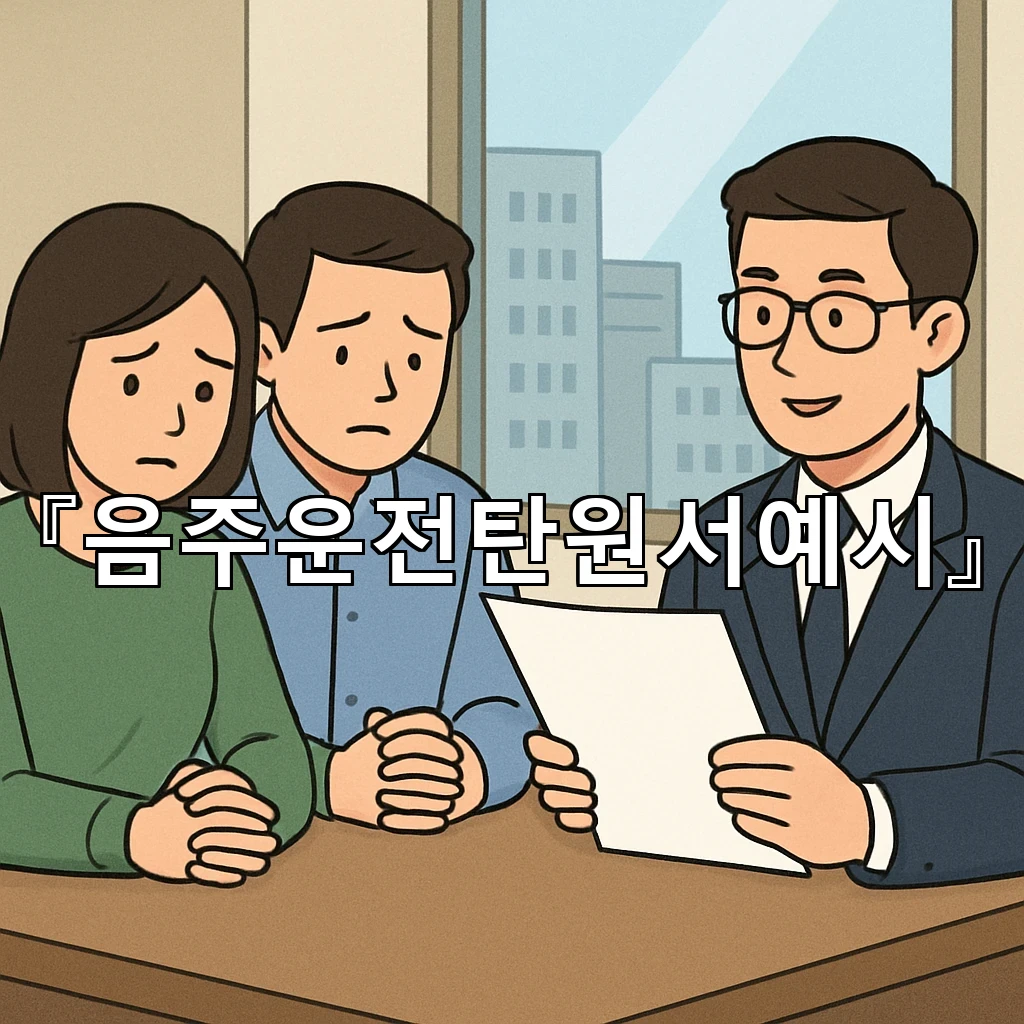 음주운전탄원서예시 문장 끝맺음을 단정하게 다듬는 실전 감각
