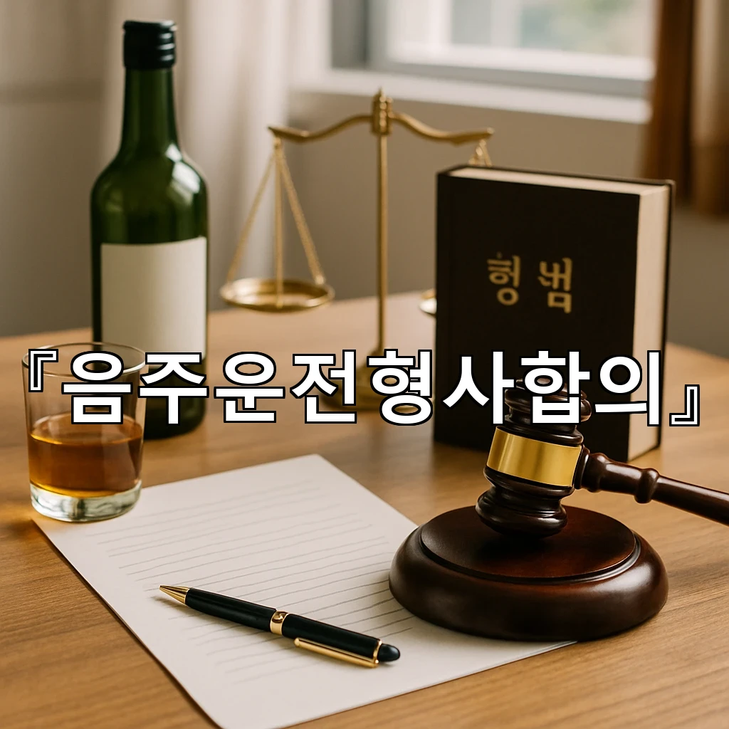 음주운전형사합의 처음부터 끝까지 흐름을 한눈에 잡는 실무 정리