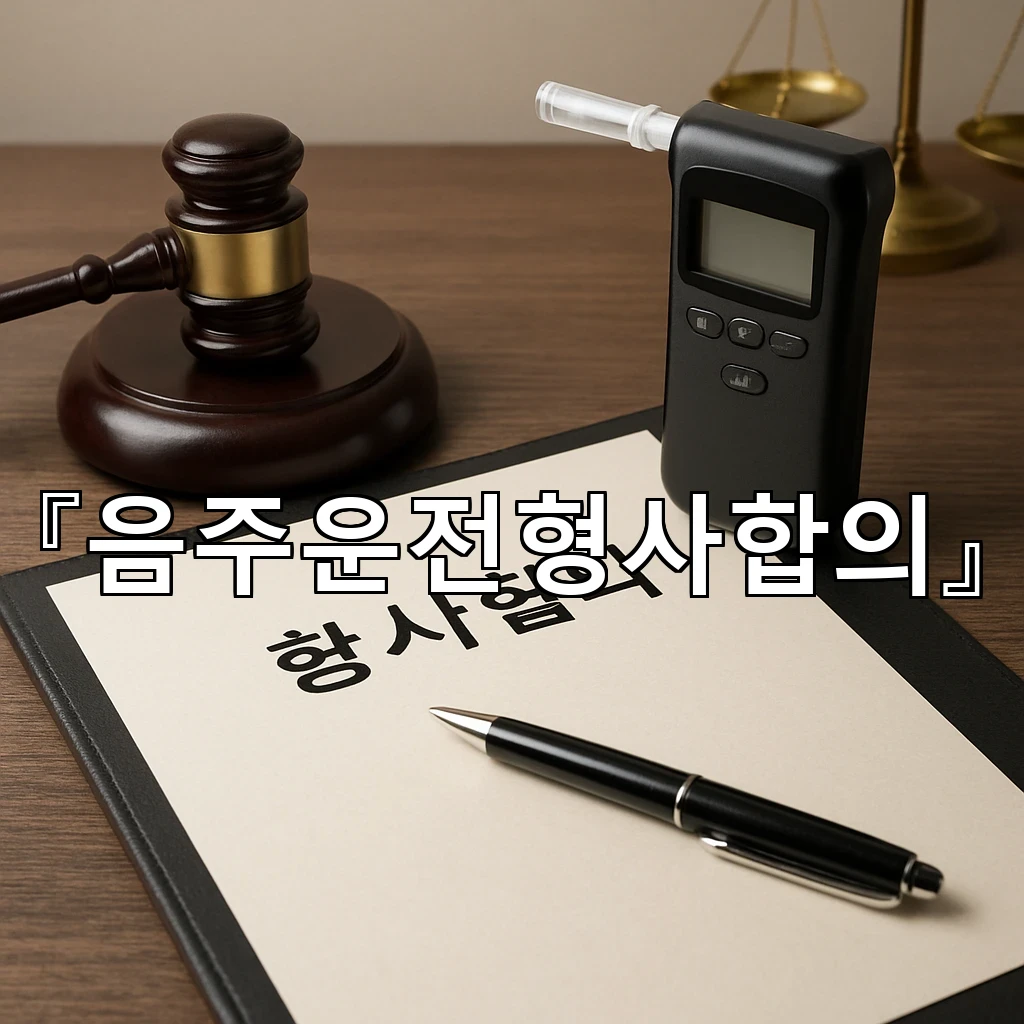 음주운전형사합의 감정이 흔들릴수록 먼저 정리할 말의 순서