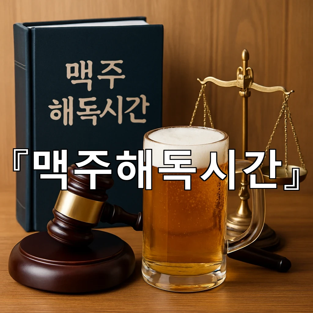 맥주해독시간 다음 날 입안의 텁텁함을 가라앉히는 숨은 순서