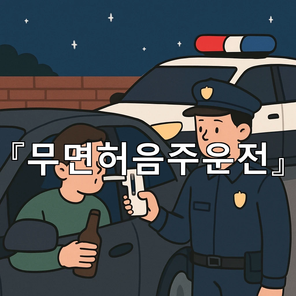 무면허음주운전 상황에서 놓치기 쉬운 확인 항목을 차분히 살피기
