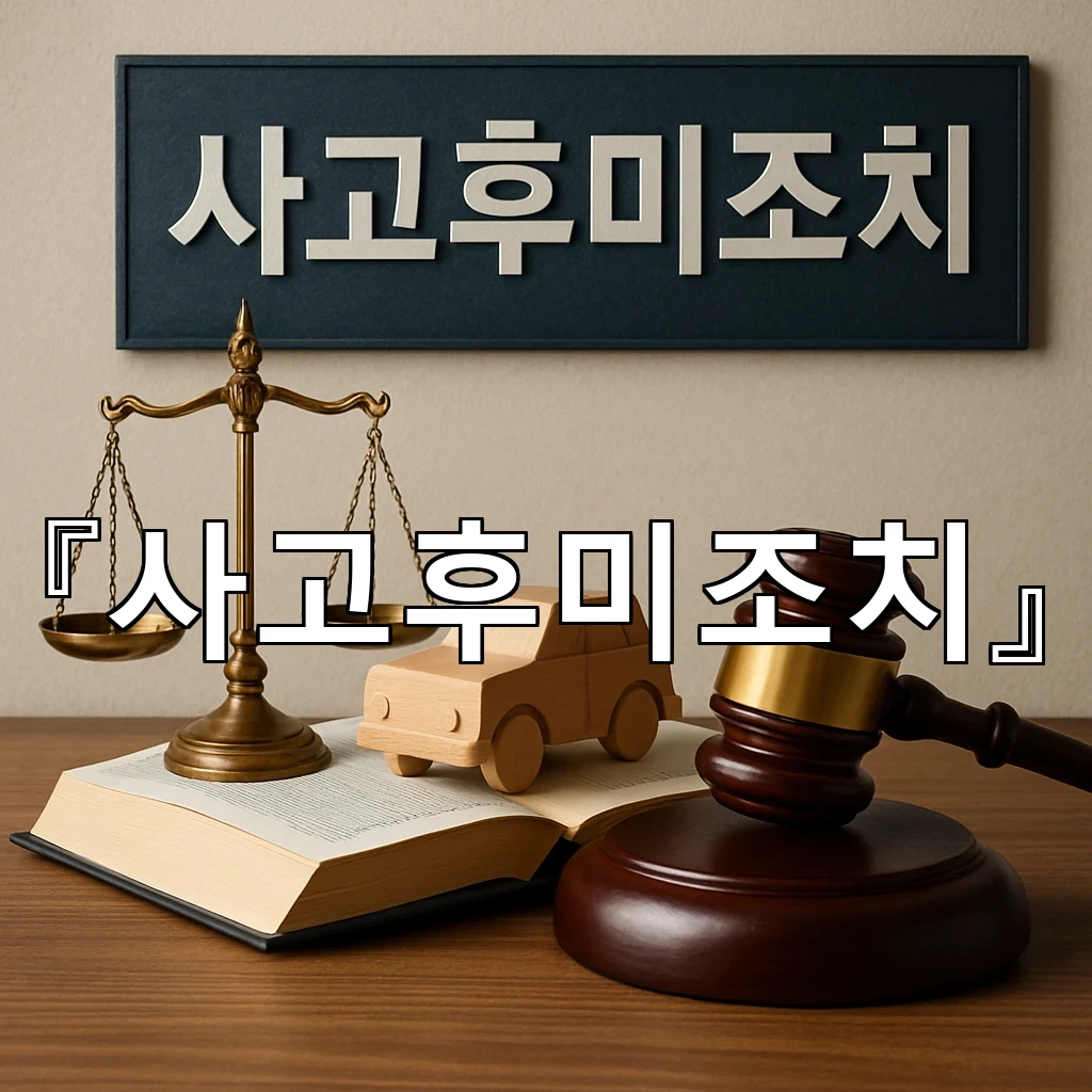 사고후미조치 처리 흐름을 처음부터 쉽게 정리한 안내서입니다