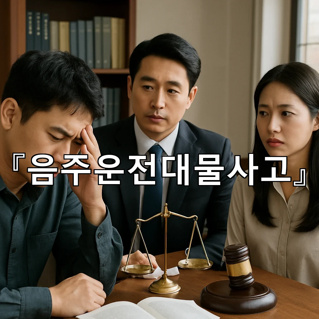 음주운전대물사고 당일 메모 한 장이 분쟁의 흐름을 바꾸는 이유