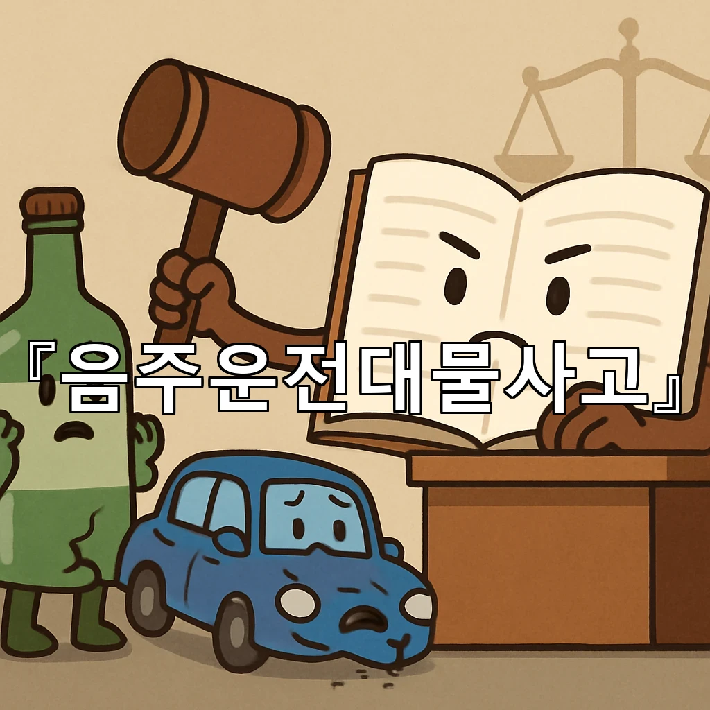 음주운전대물사고 이후 서류를 정리하는 순서가 흐름을 가릅니다
