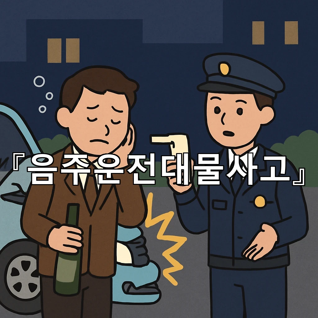 음주운전대물사고 접수 뒤 혼란을 줄이는 기록의 첫 단계
