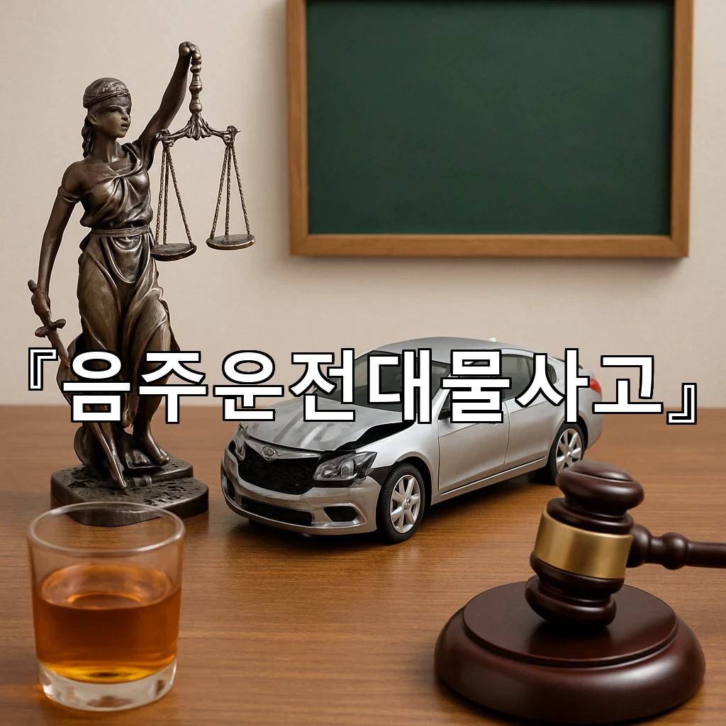 음주운전대물사고 현장 기록을 남길 때 놓치기 쉬운 장면 모음