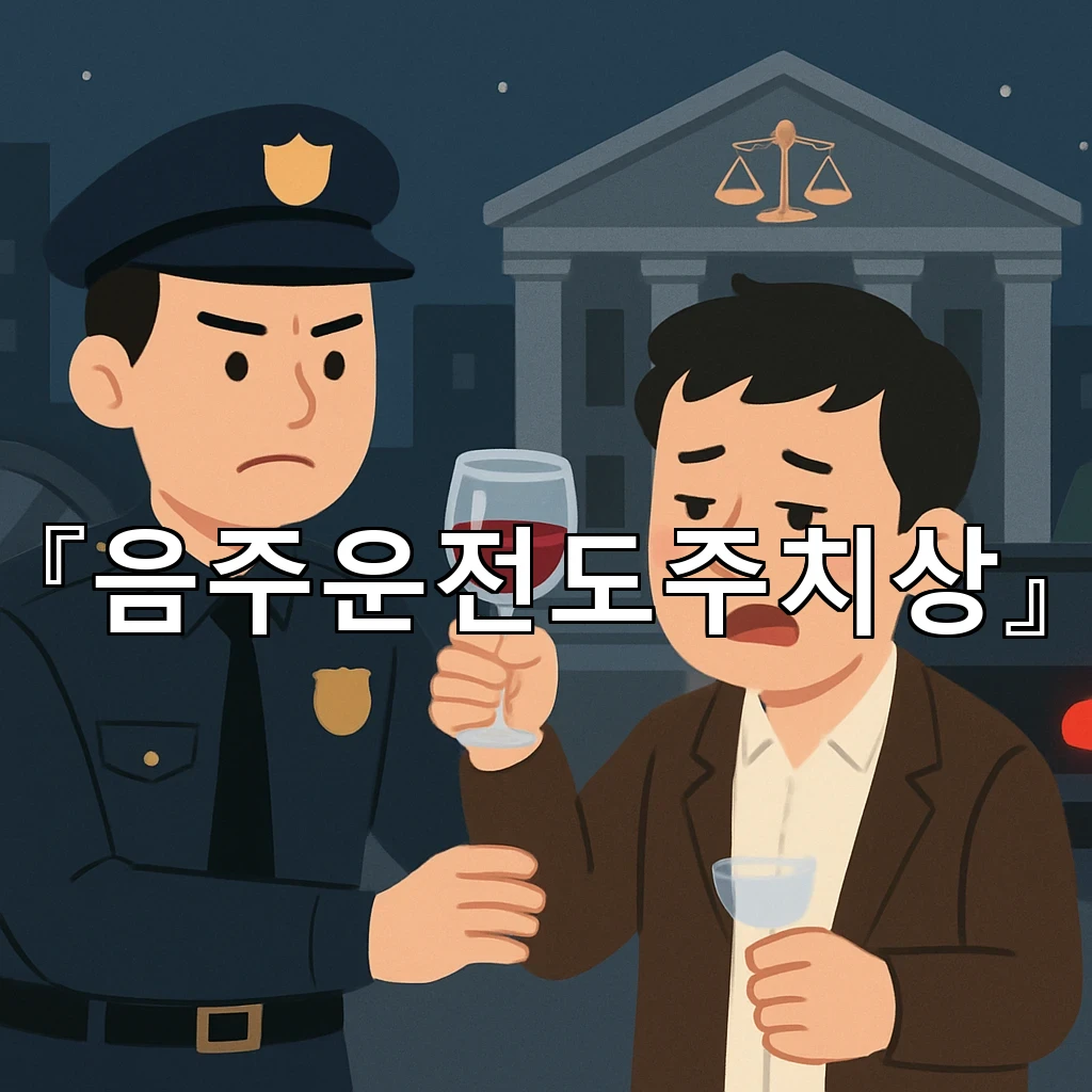 음주운전도주치상 잠깐 흐려진 기억을 일상 언어로 풀어내는 해설