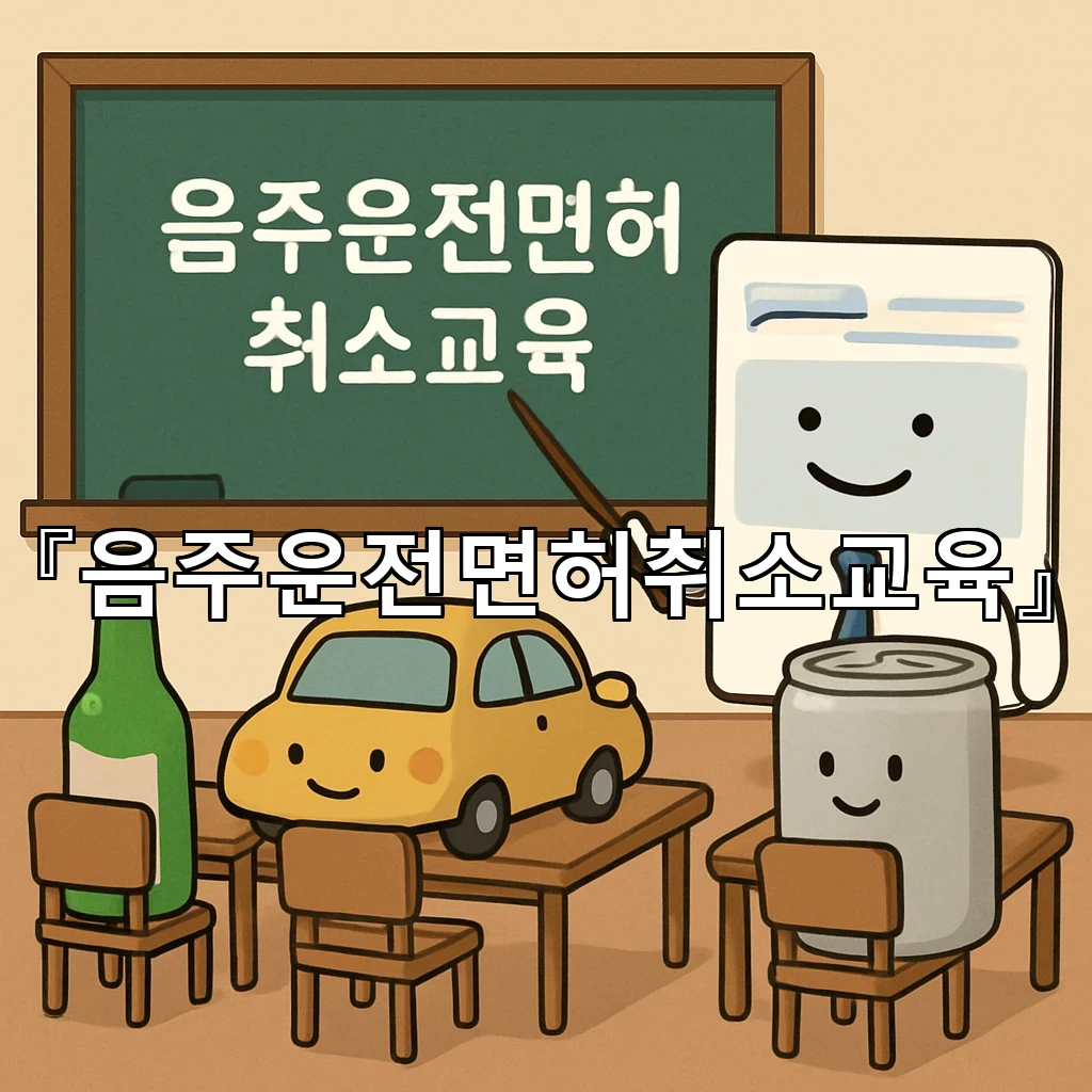음주운전면허취소교육 조용히 따라가며 배우는 마음가짐의 실제