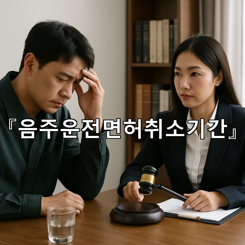 음주운전면허취소기간 내 생활 리듬 다시 짜는 현실적인 방법