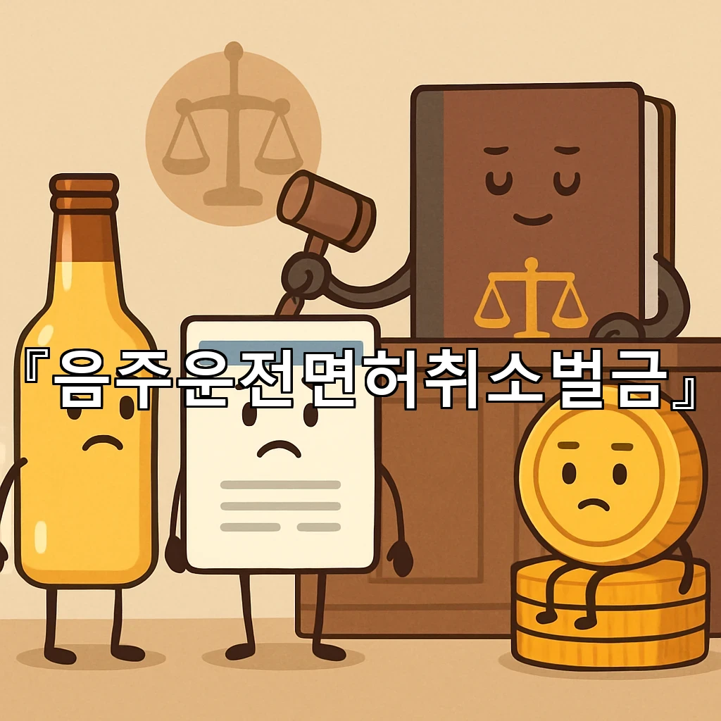 음주운전면허취소벌금 첫 통지서를 받은 뒤 확인할 문장과 순서