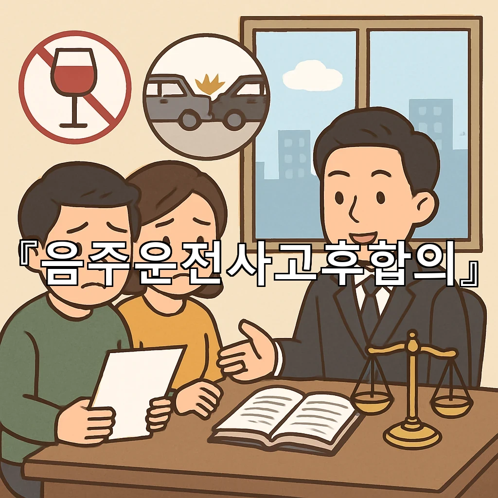 음주운전사고후합의 감정 소모를 줄이는 문자 작성의 핵심 흐름