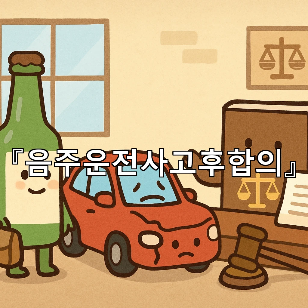 음주운전사고후합의 말끝보다 근거를 먼저 세우는 대화의 출발선