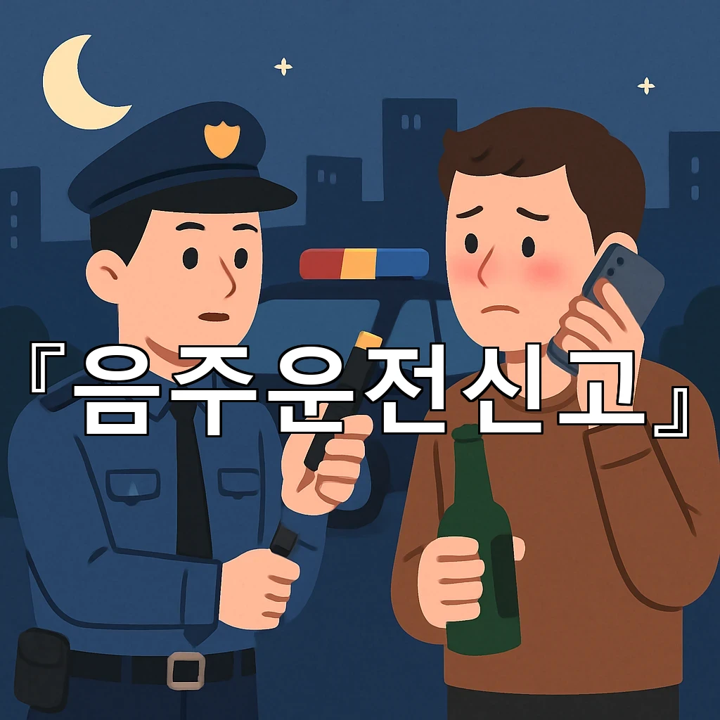 음주운전신고 후 현장에서 지켜야 할 거리와 시선의 기준