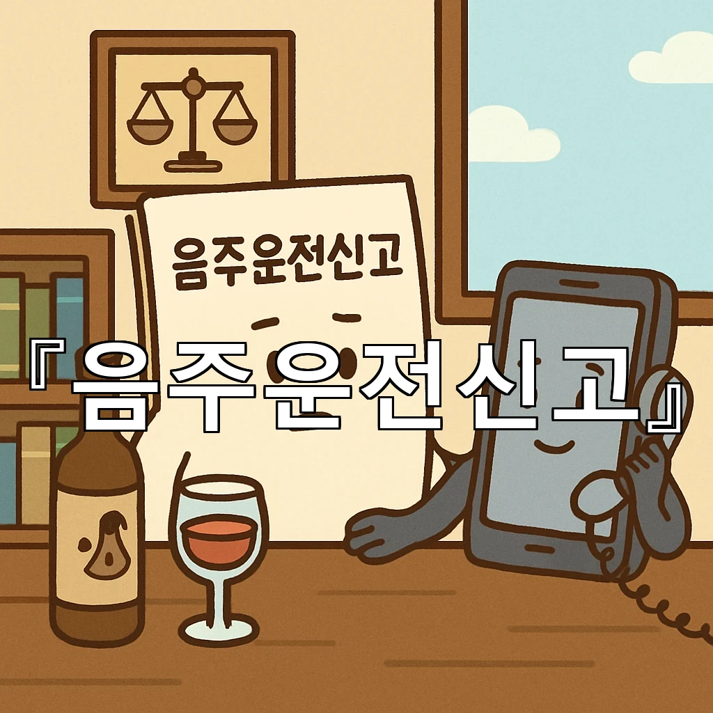 음주운전신고 접수 뒤 상담원이 묻는 내용 미리 정리해두기