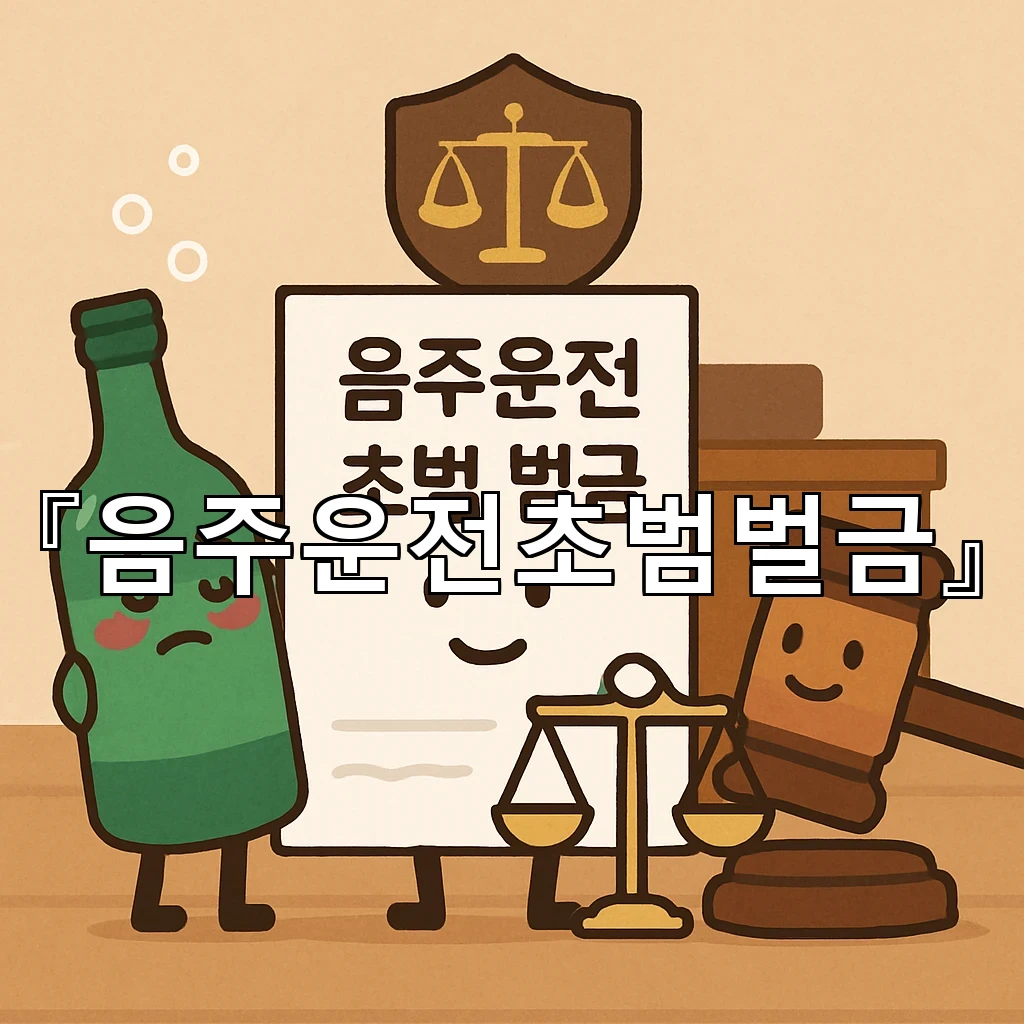 음주운전초범벌금 결정 뒤 달라지는 생활 흐름과 마음가짐