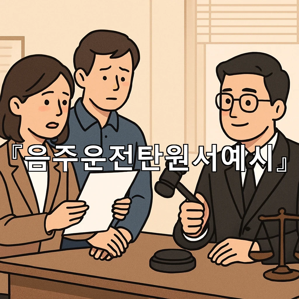 음주운전탄원서예시 마음을 전하는 문장에 진정성을 더하는 구성법