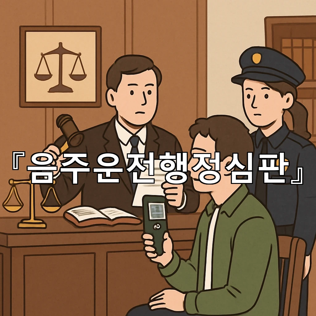 음주운전행정심판 서류 넣기 전 놓치기 쉬운 확인 항목 모음