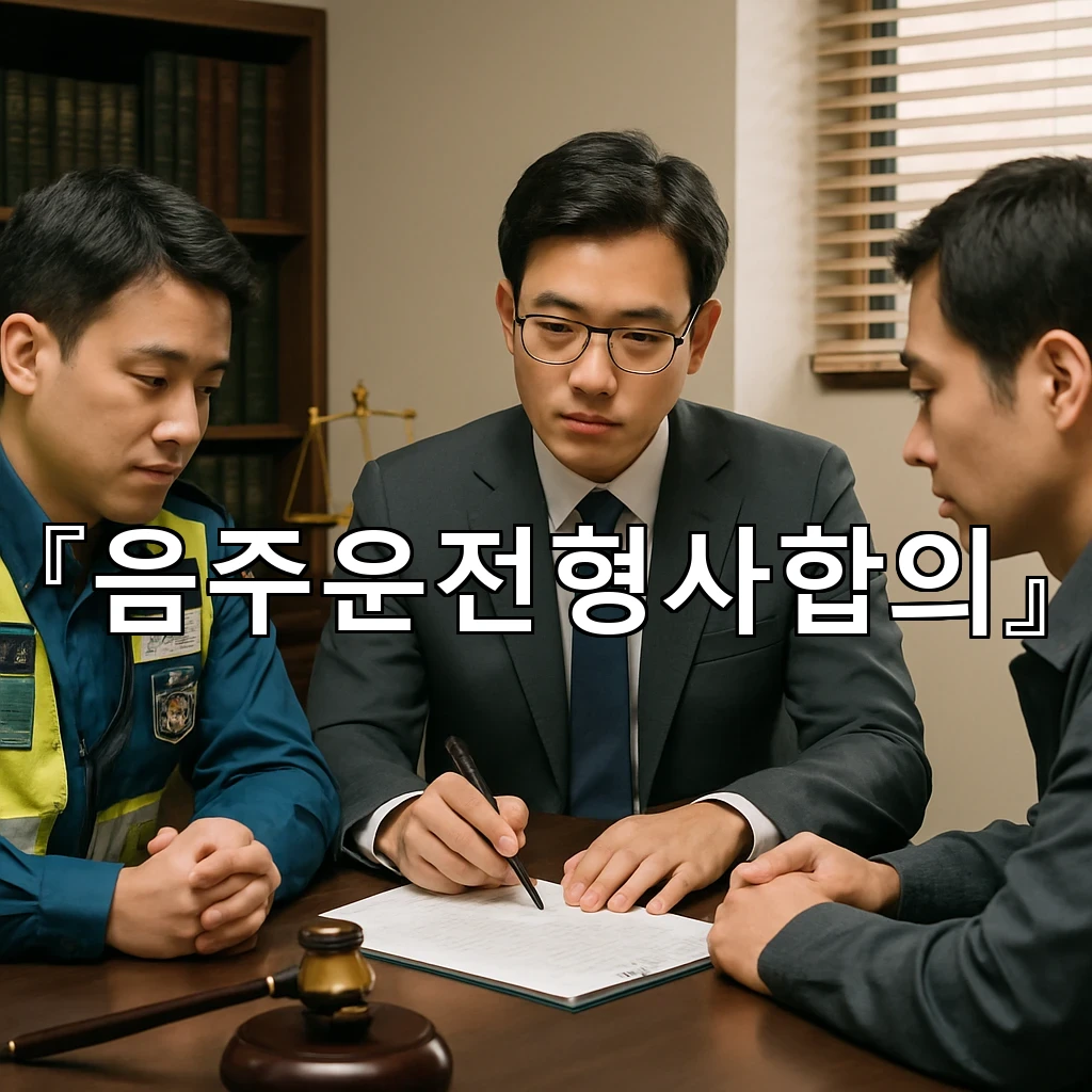 음주운전형사합의 감정선보다 절차를 먼저 세우는 준비의 핵심