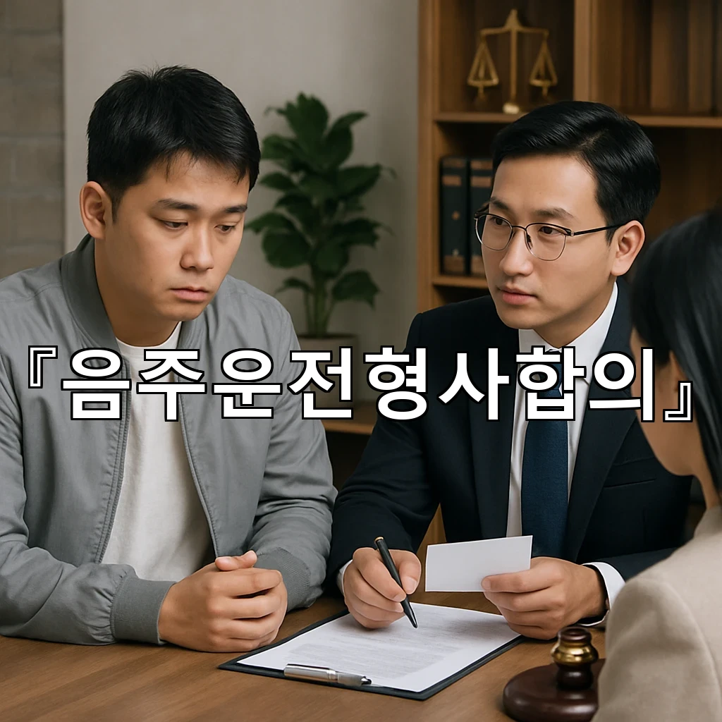 음주운전형사합의 서류 묶음이 먼저인 밤의 정리 기준과 순서