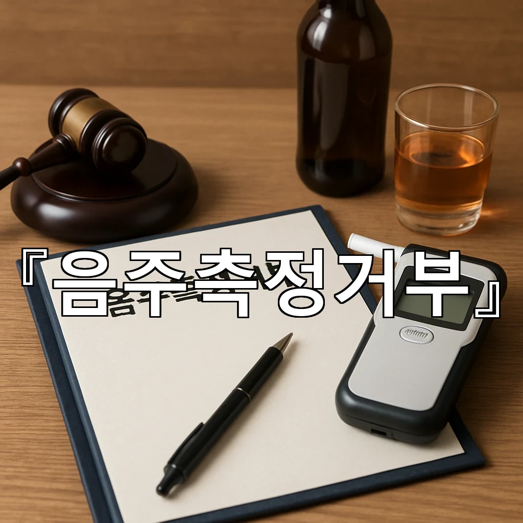 음주측정거부 현장에서 당황해도 흐름을 놓치지 않는 정리법