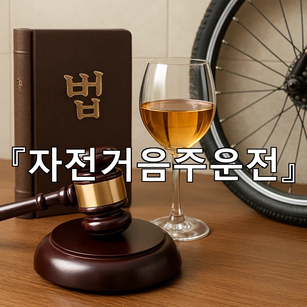 자전거음주운전 밤길에서 균형이 흔들릴 때 스스로 멈추는 판단법
