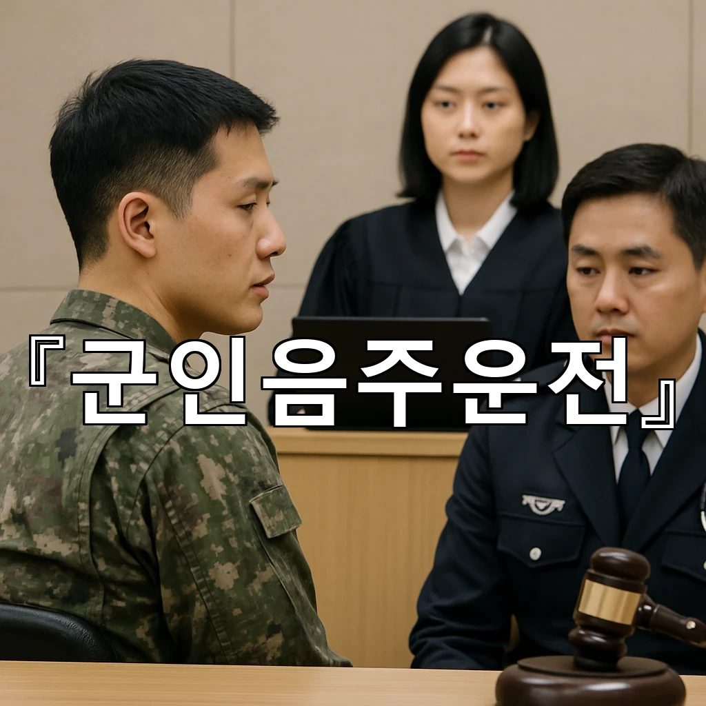 군인음주운전 출입 통제와 면담 일정이 꼬였을 때 살필 점