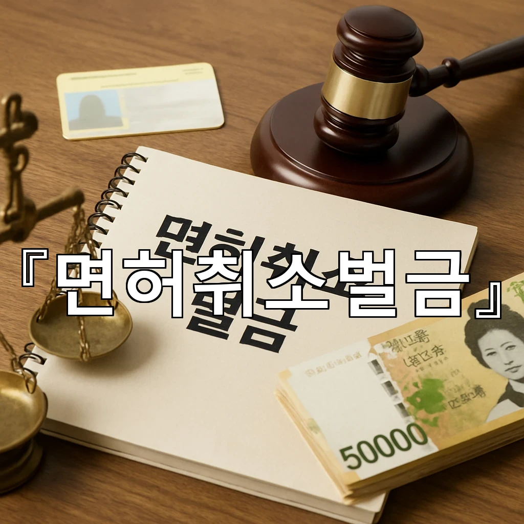 면허취소벌금 통지 뒤 흐름을 읽는 사람들의 점검 포인트