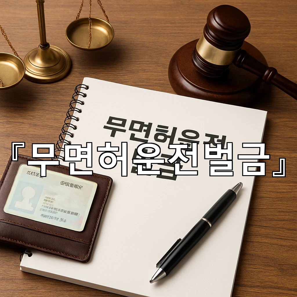 무면허운전벌금 숫자로 읽는 부담의 흐름과 생활 점검 기준