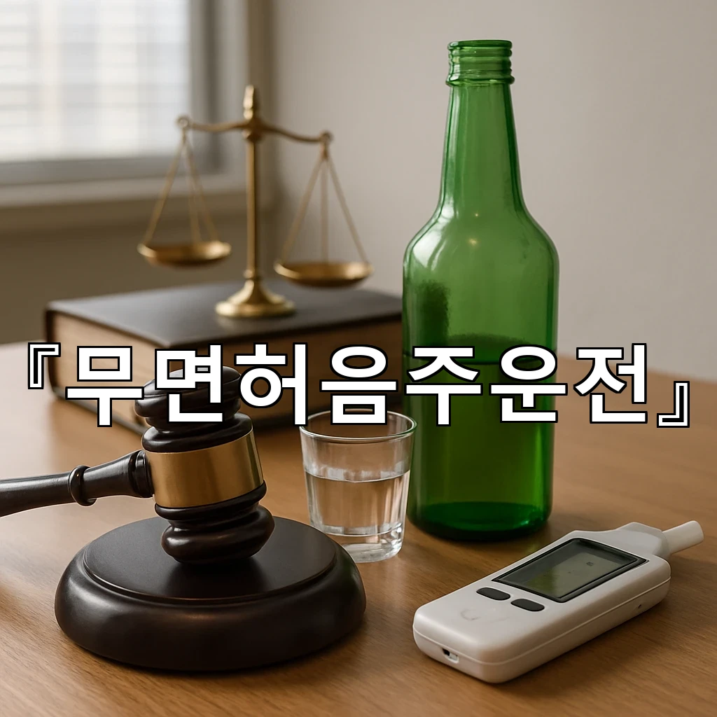 무면허음주운전 첫 통보 앞에서 마음을 가다듬는 정리 노트