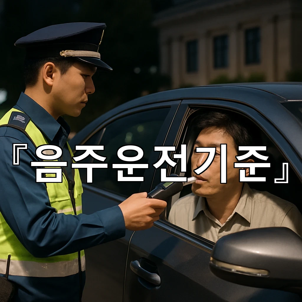 음주운전기준 숫자만 보는 습관을 바꾸는 생활 점검의 출발점