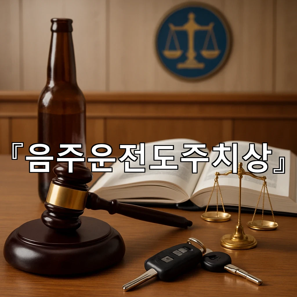 음주운전도주치상 경찰 조사 전 확인할 진술 흐름 정리법